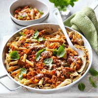 Healthy Beef and Lentil Bolognese