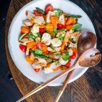 Grilled Chicken, Heirloom Tomato and Bocconcini Salad