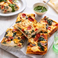 Summer Tomato and Ricotta Frittata