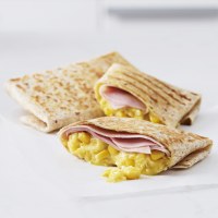 Creamed Corn and Ham Toasted Wraps