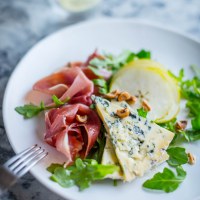 Pear, Prosciutto and Blue Salad