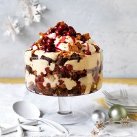 Indulgent Christmas trifles made with real custard