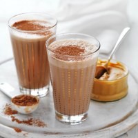 Peanut butter, Cacao and Banana Smoothie