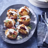 Ranch Style Potatoes with Prosciutto