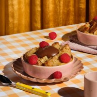 Crumpet Bread and Butter Pudding with Nutella®