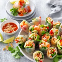 How to roll rice paper rolls