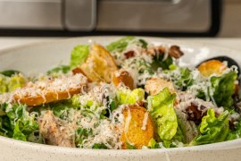 Air Fryer Chicken Caesar Salad