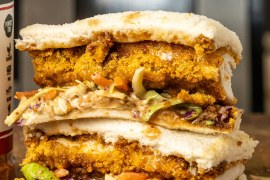 Air Fryer Japanese Chicken Schnitzel Sando