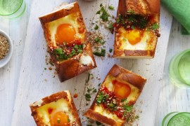 Baguette Baked Eggs