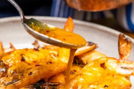 Balinese-Style Grilled Prawns with Satay and Chilli Butter