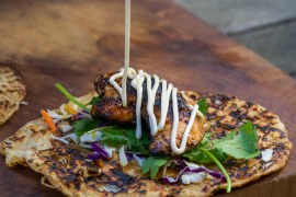 BBQ Balinese Chicken Roti