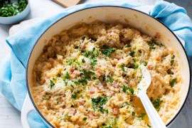 Creamy Carbonara Risotto
