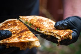 Hot & Cheesy Carolina Pork Quesadillas