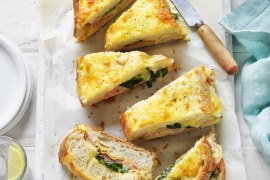 Ultimate Ham, Cheese and Spinach Breakfast Loaf