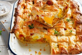 Egg, Bacon and Veggie Pie