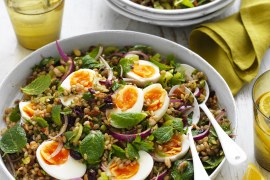 Freekeh Salad with Eggs