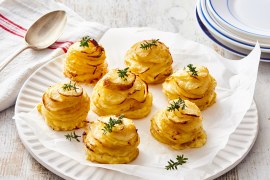 Muffin Tin Gratin Potatoes