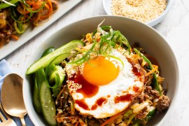 Korean Sesame Beef Noodles
