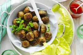 Thai Pork and Mushroom Meatballs