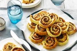 Mushroom and Pork Pinwheels