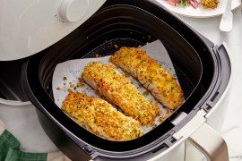 Air Fryer Parmesan Crusted Fish