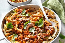 Healthy Beef and Lentil Bolognese