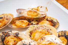 Scallops with Street BBQ Chinese Butter