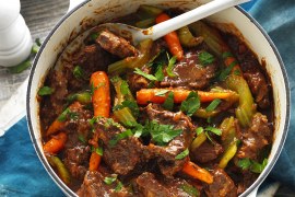 Slow Cooker Beef Stew with Chutney