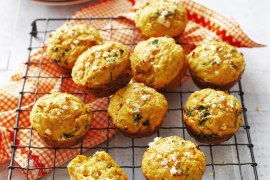 Sweet Potato, Spinach and Feta Muffins