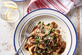 Mushroom Ragu with Creamy Polenta