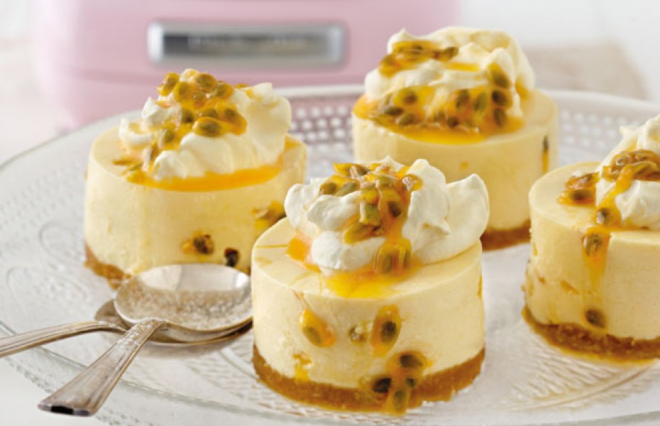 Passionfruit Ripple Cheesecake Recipe Myfoodbook