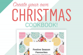 Make a Christmas cookbook online