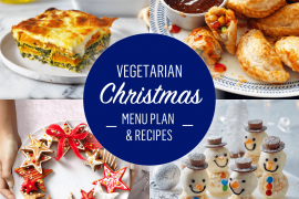 Vegetarian Christmas Menu Plan and Recipes