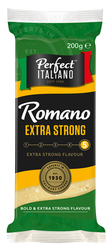 Perfect Italiano Extra Strong Romano cheese