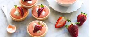 Strawberry Curd Tarts