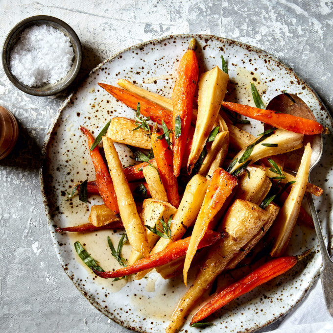 Roast Parsnips and Carrots recipe