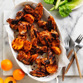 BBQ sticky apricot chicken wings recipe for the barbecue