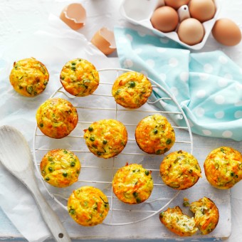 Easy "on-the-go" Healthy Breakfast Muffins