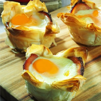 Bacon and Egg Pies Recipe