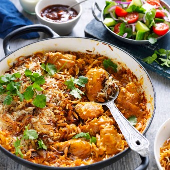 Indian Chicken Curry and Rice Casserole