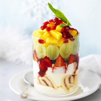 Summer Fruit Trifle In a Glass