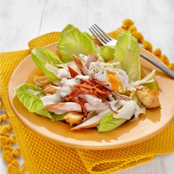Smoked Chicken Caesar Salad