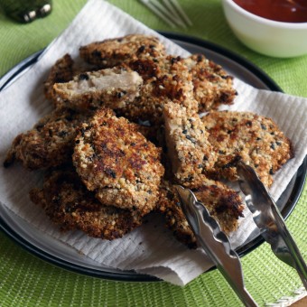 Paleo Almond and Sesame Chicken Nuggets