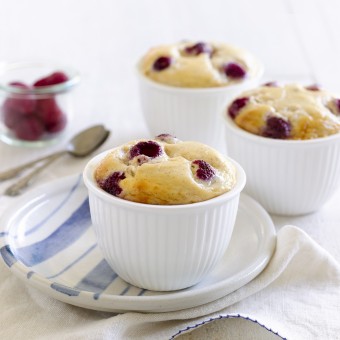 Baked Ricotta and Raspberry Pudding Recipe