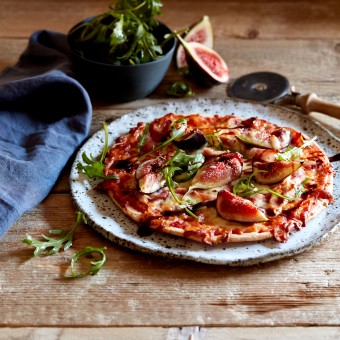 Prosciutto, Fig and Balsamic Glaze Pizza