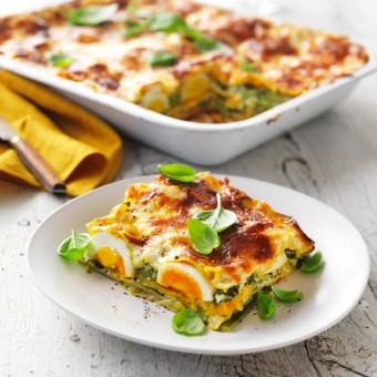 Vegetable Lasagne recipe made with pumpkin