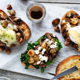 Easy mushroom and on toast recipe. How to cook mushrooms.