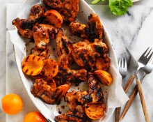 Sticky Apricot Chicken Wings