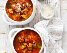 Hearty Veggie and Bacon Soup