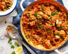 Chicken, Tomato and Chorizo Spanish-Style Rice